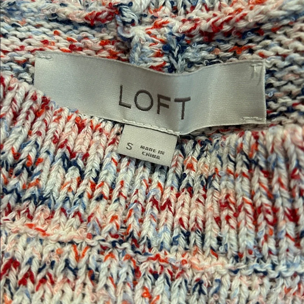 LOFT multicolor sweater